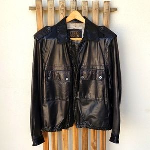 Vintage Fred Silton Black Leather Jacket